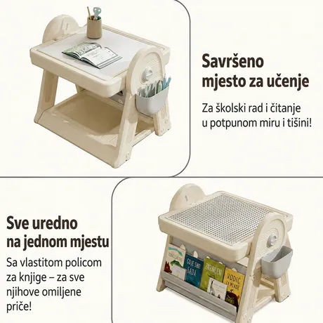 PLAYNEST | 8-u-1 dječiji sto i stolica sa 209 dijelova — slika 10 — slika 10