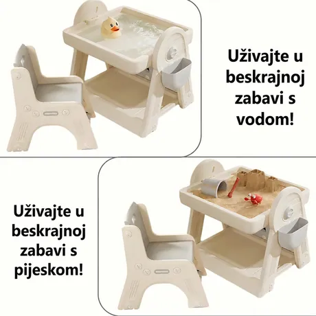 PLAYNEST | 8-u-1 dječiji sto i stolica sa 209 dijelova — slika 8 — slika 8