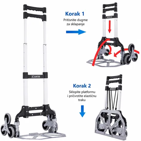 STAIRPRO | sklopiva transportna kolica za stepenice — slika 7 — slika 7